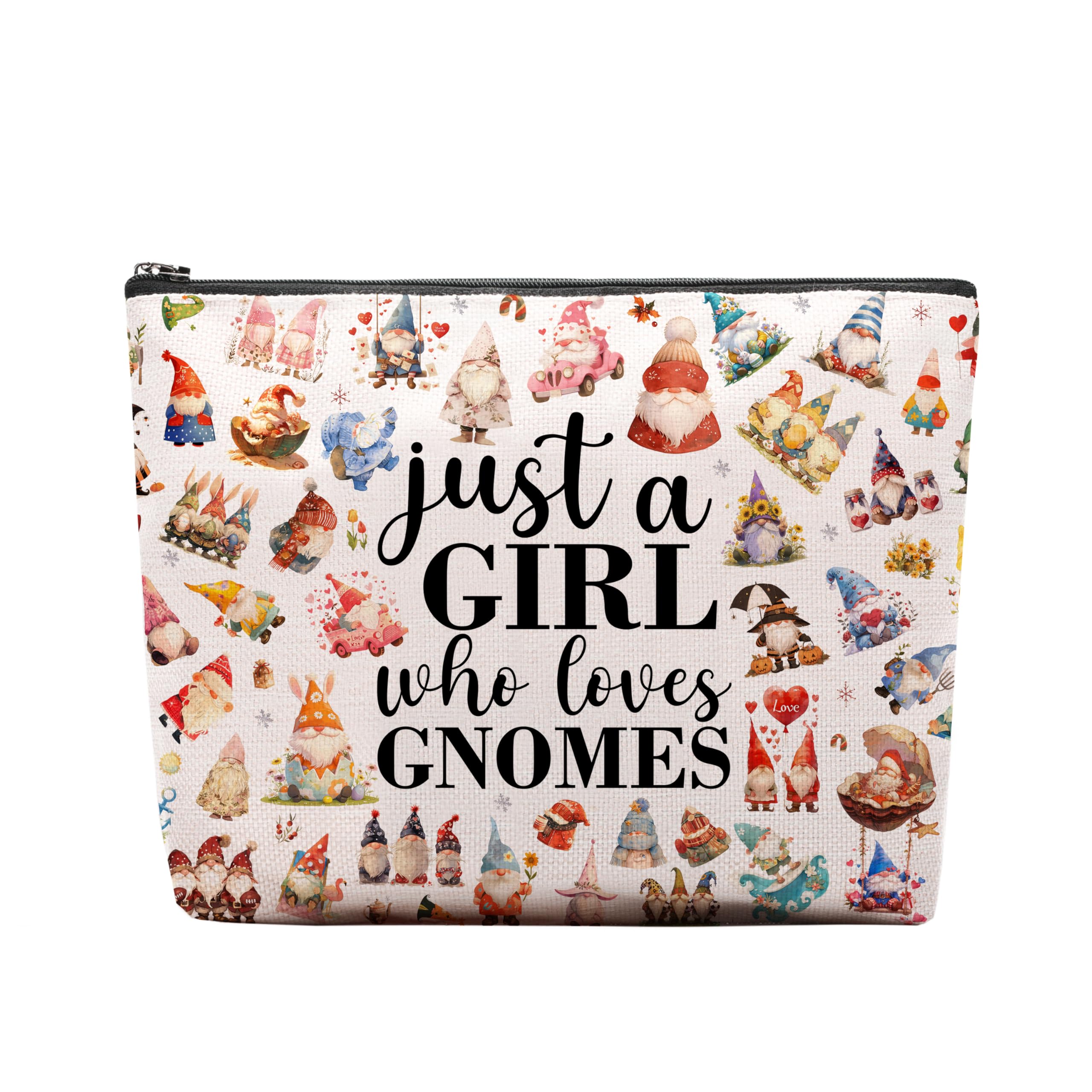 CEASQVAA gnomes makeup bag pattern showcases playful charm for gifting and daily organization.