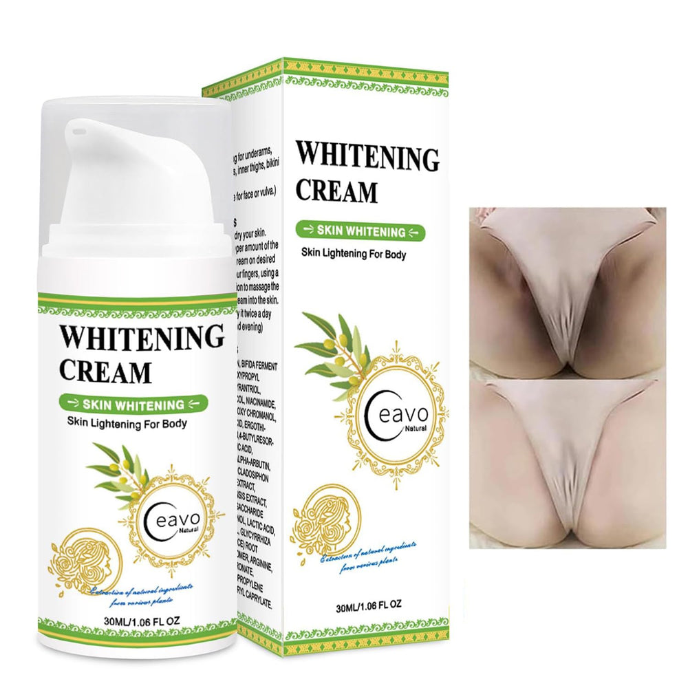 Ceavo intimate areas cream bottle: compact, portable skincare for daily use