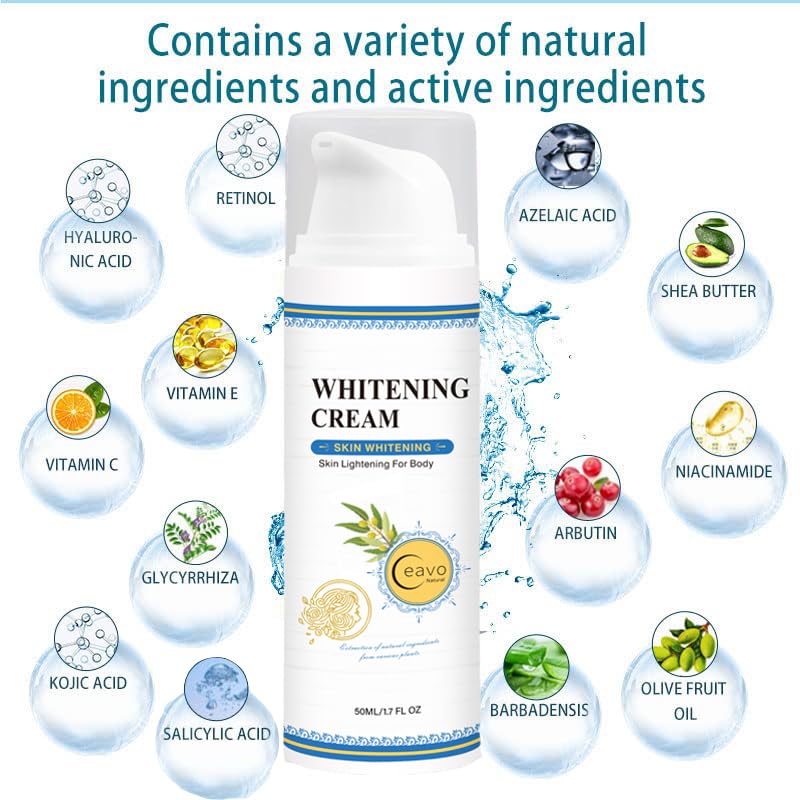 Ceavo Skin Whitening Cream bikini-line use for smooth, summer-ready skin