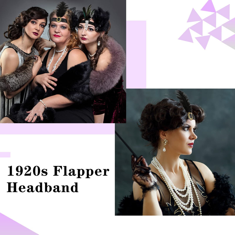 Ceenna flapper headband ideal for party or cosplay use