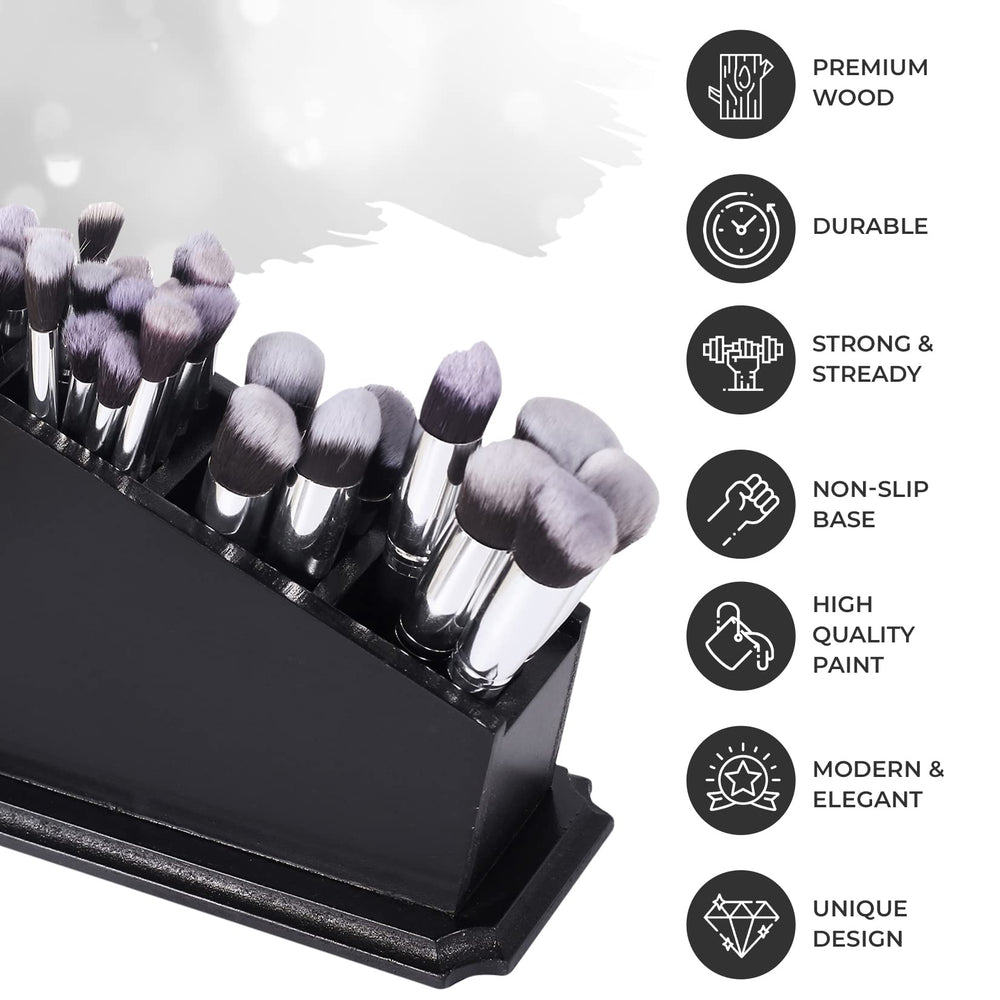 CEFRECO coffin brush holder base detail highlights sturdy construction