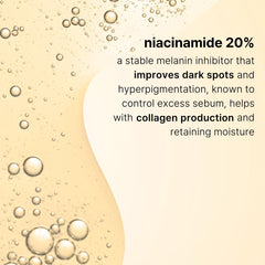 CELDYQUE Niacinamide serum with green tea extract provides antioxidant protection.
