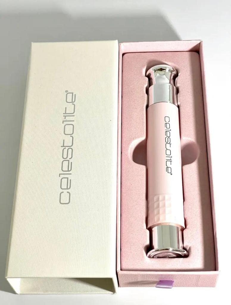 Celestolite Estrella Serum precision applicator enabling targeted wrinkle smoothing