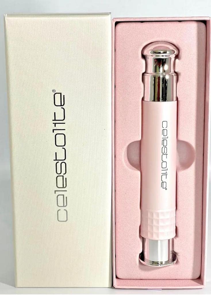 Celestolite Estrella Serum tube packaging highlighting luxurious branding for daily use