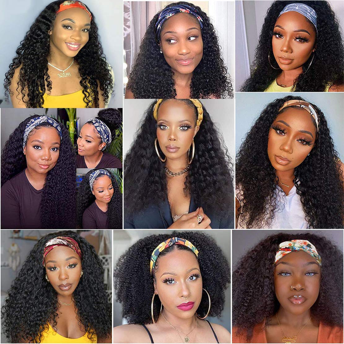 Celiarita headband wig natural color blend for seamless appearance.
