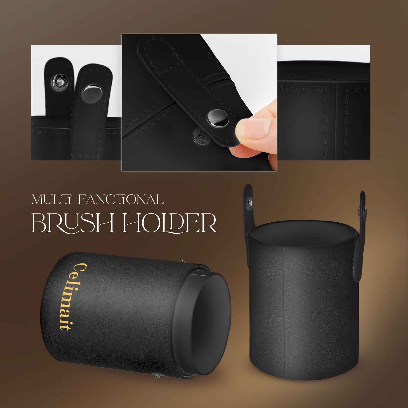 CELIMAIT easy-to-clean brushes stay hygienic and retain shape after washing.