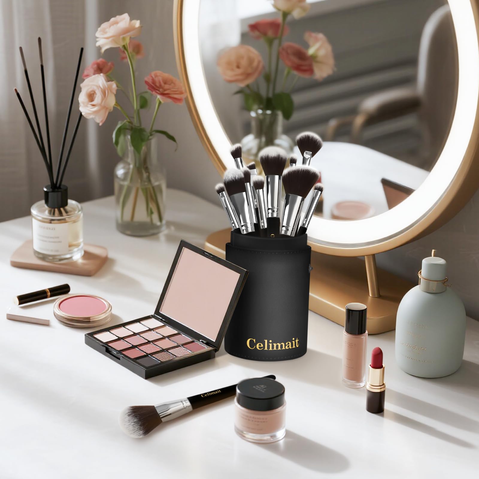CELIMAIT portable travel kit ideal for touch-ups on busy days.