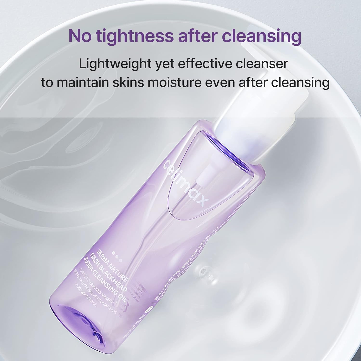 celimax Derma Nature Fresh ingredients list highlighting natural oils nourish skin