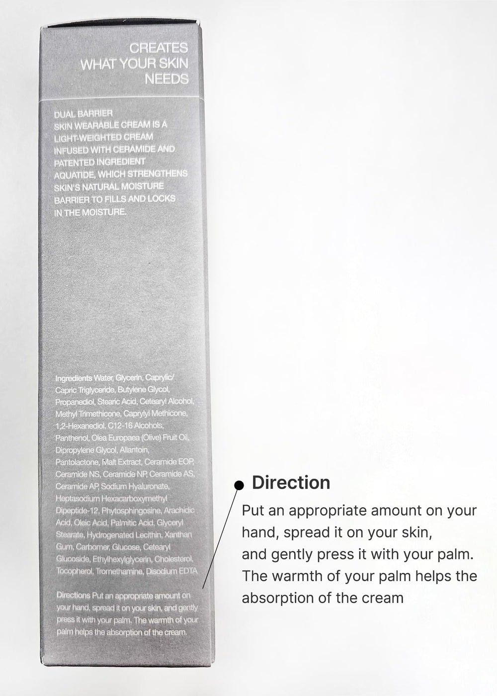 Celimax Dual Barrier Cream texture close-up showing rich, non-greasy feel.
