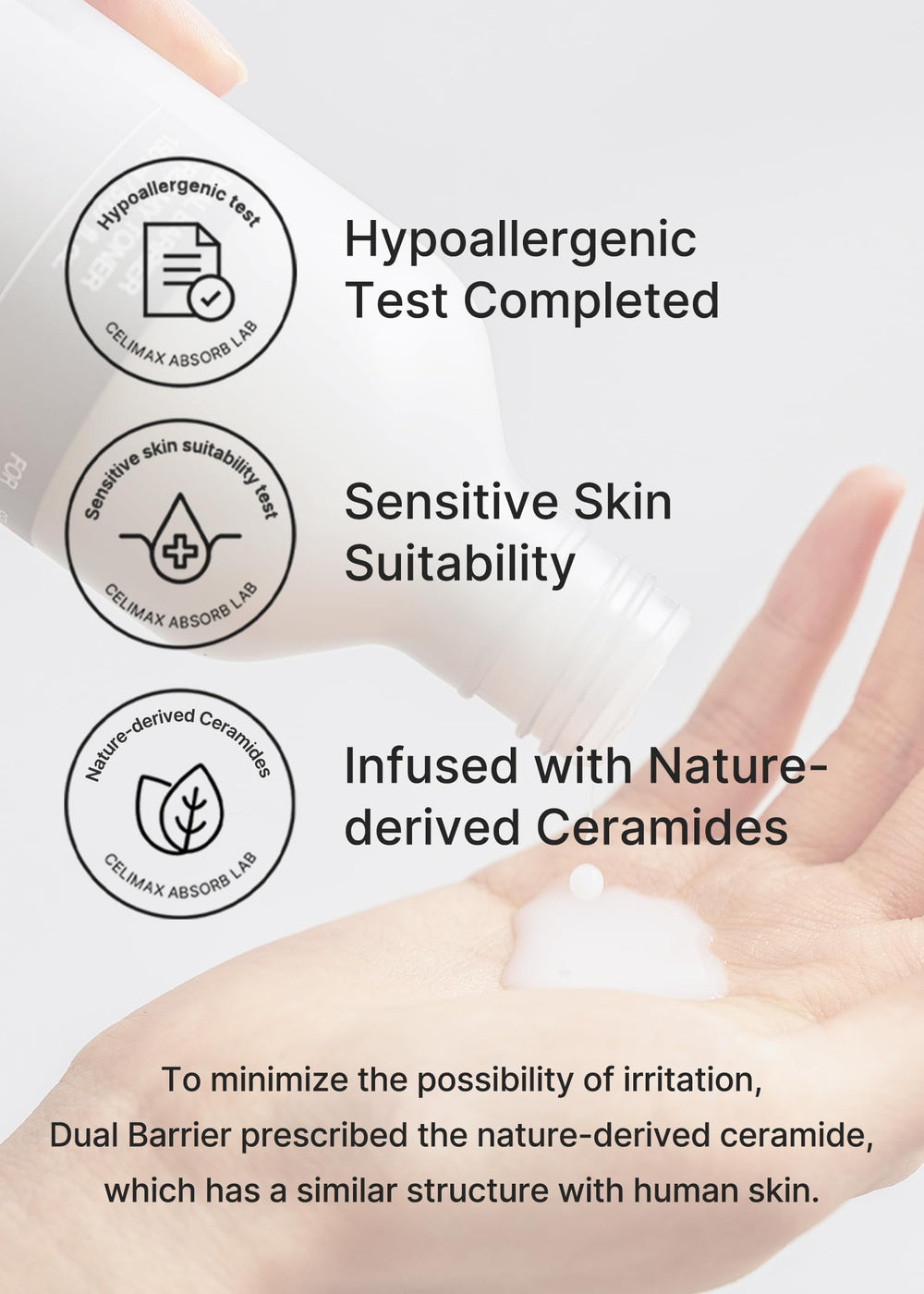 Ingredient focus Aquatide and ceramides in Celimax toner boost hydration