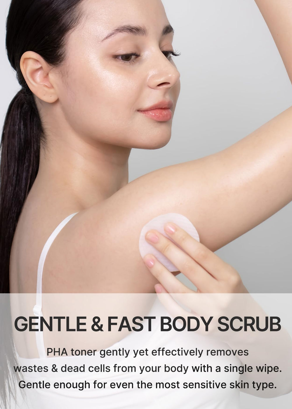 Celimax One Step green tea detail emphasizing antioxidant support for calmer, even-toned skin.