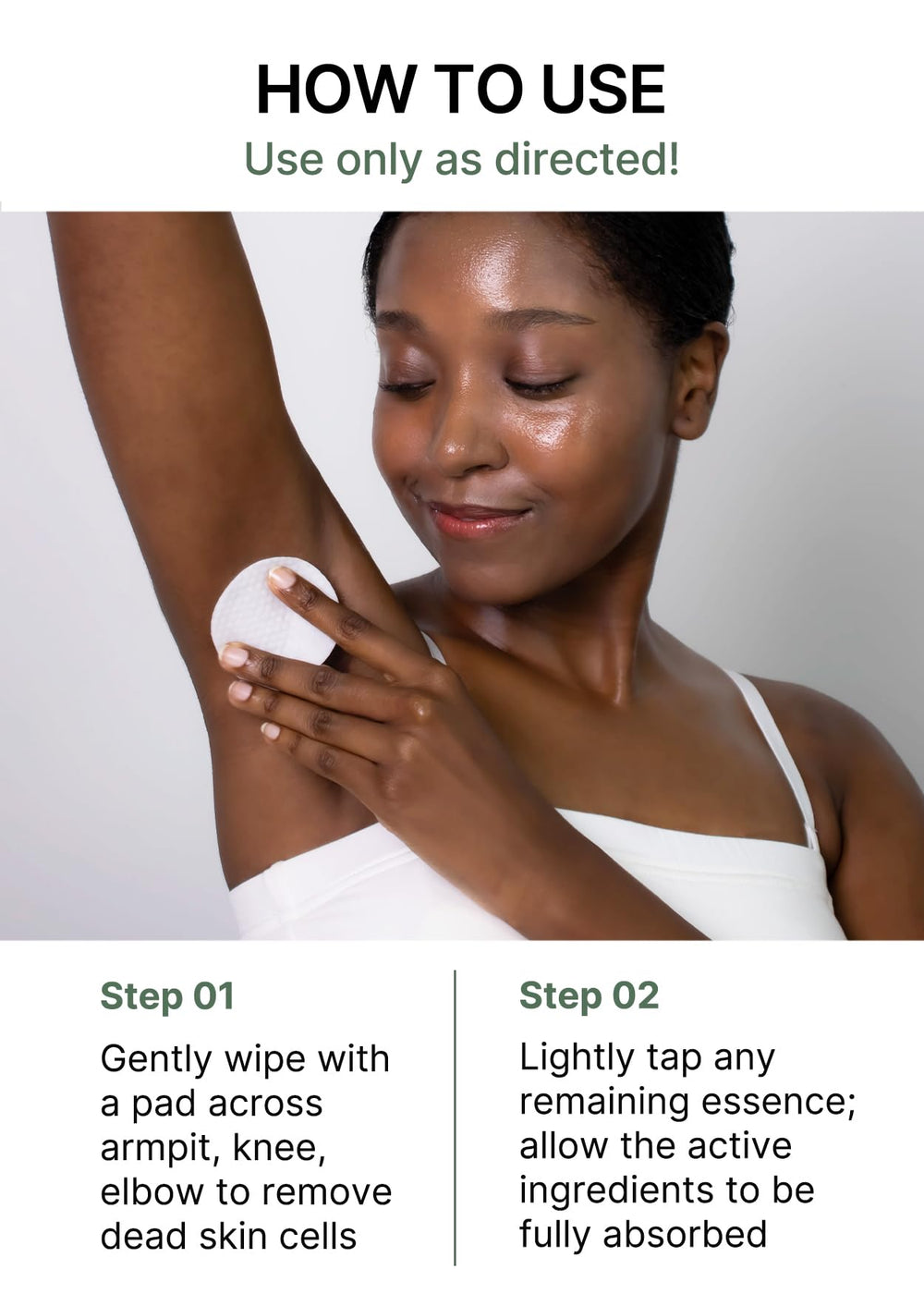 Celimax One Step knee and elbow use highlights daily smoothing during routines.