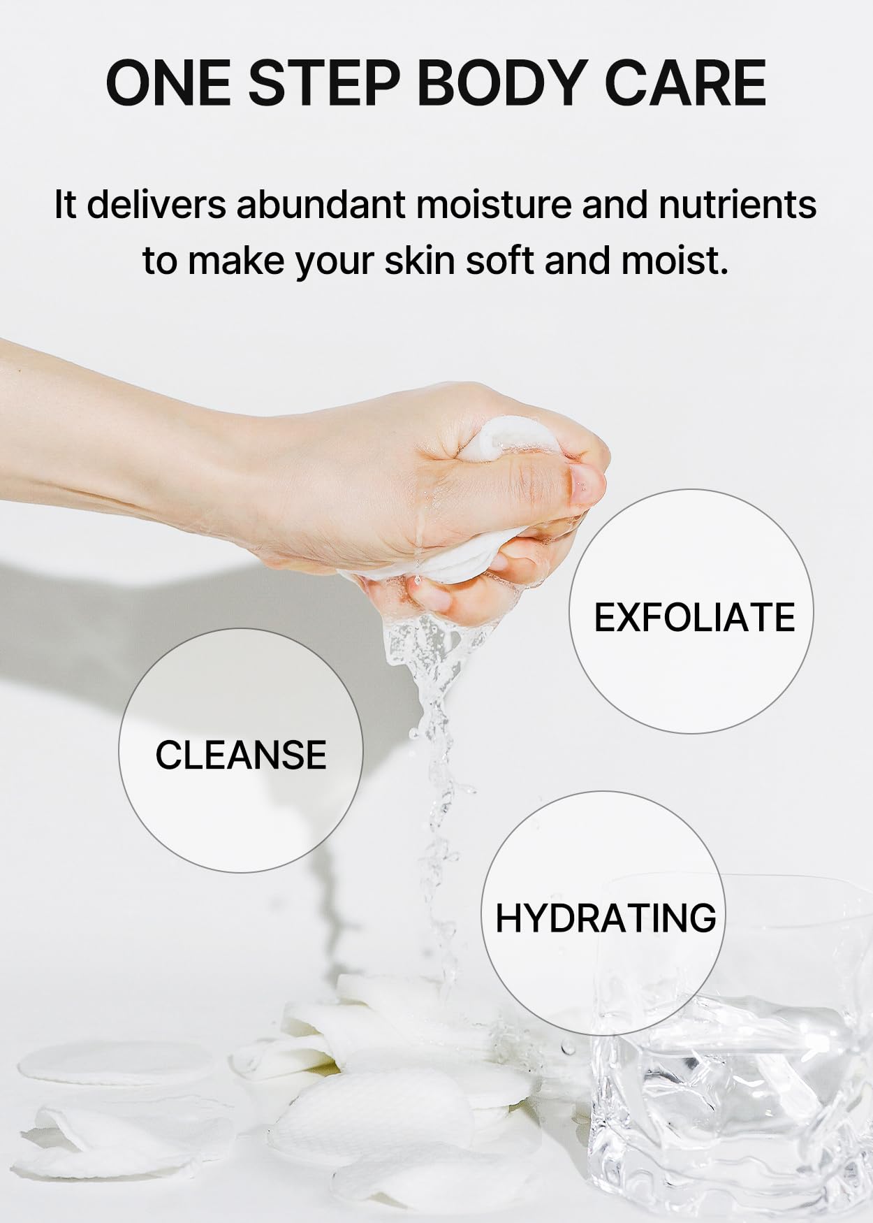 Celimax One Step white truffle detail suggests tone-enhancing care for radiant underarms.