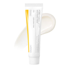 Celimax Pore+Dark Spot Cream tube closeup shows smooth texture for pore refinement.