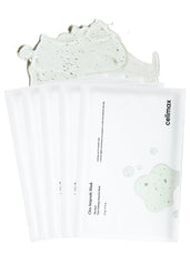Celimax The Real Cica Calming Ampoule Mask pack closeup highlighting soothing, hydrating properties