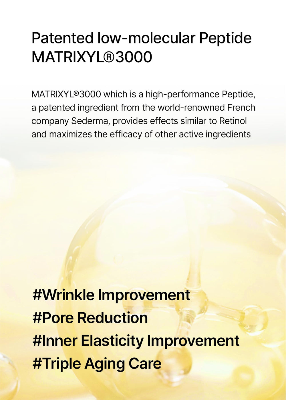 Celimax The Vita A Retinal Shot faint yellow tint after application until washed off.