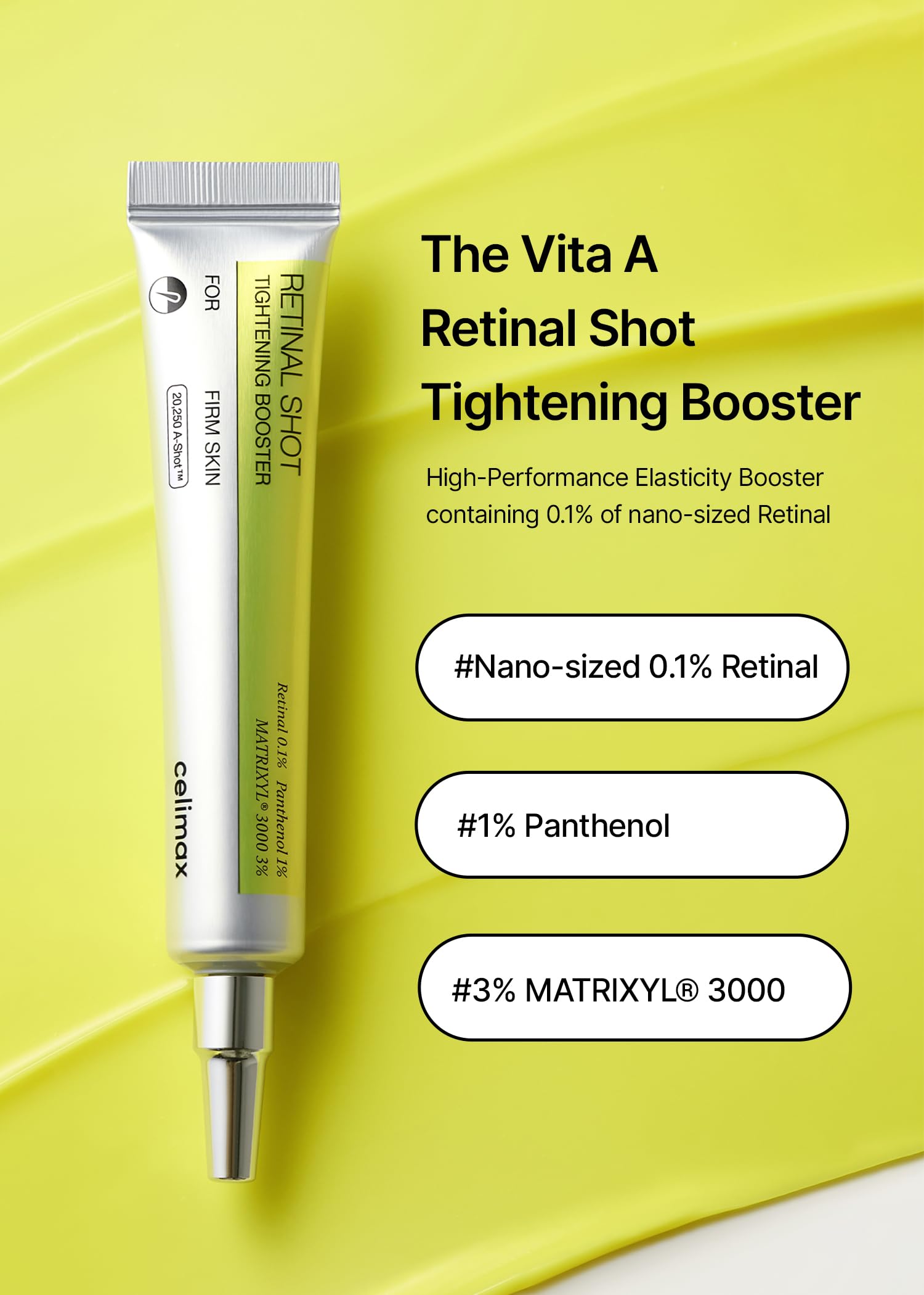 Celimax Vita A Retinal Shot Duo Set bottles front showing two 15ml bottles for at-home night routines.