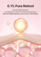 Celimax Vita A Retinol Shot micro-particle penetration zoom demonstrates deep delivery into pores for actives.