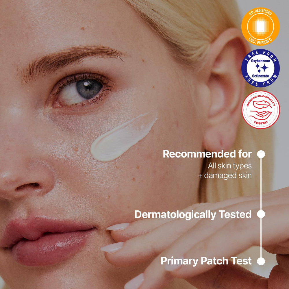 Cell Fusion C Laser UV Defense Sunscreen even skin coverage for daily use