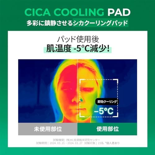 Cell Fusion C Post Alpha CICA Cooling Toner Pad mini mask application on irritated areas.