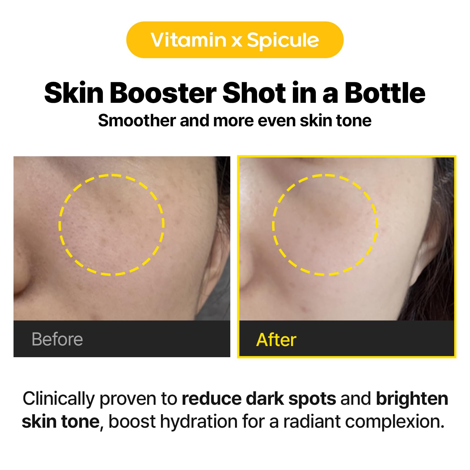Cell Fusion C Toning C Vita Shot Ampoule in daily-use scene hints at brightening and hydration