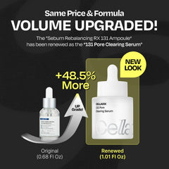 Celladix Sebum Rebalancing Rx 131 Ampoule dropper for precise dosing supports twice-daily use