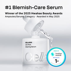 Celladix Sebum Rebalancing Rx 131 Ampoule texture close-up shows lightweight absorption