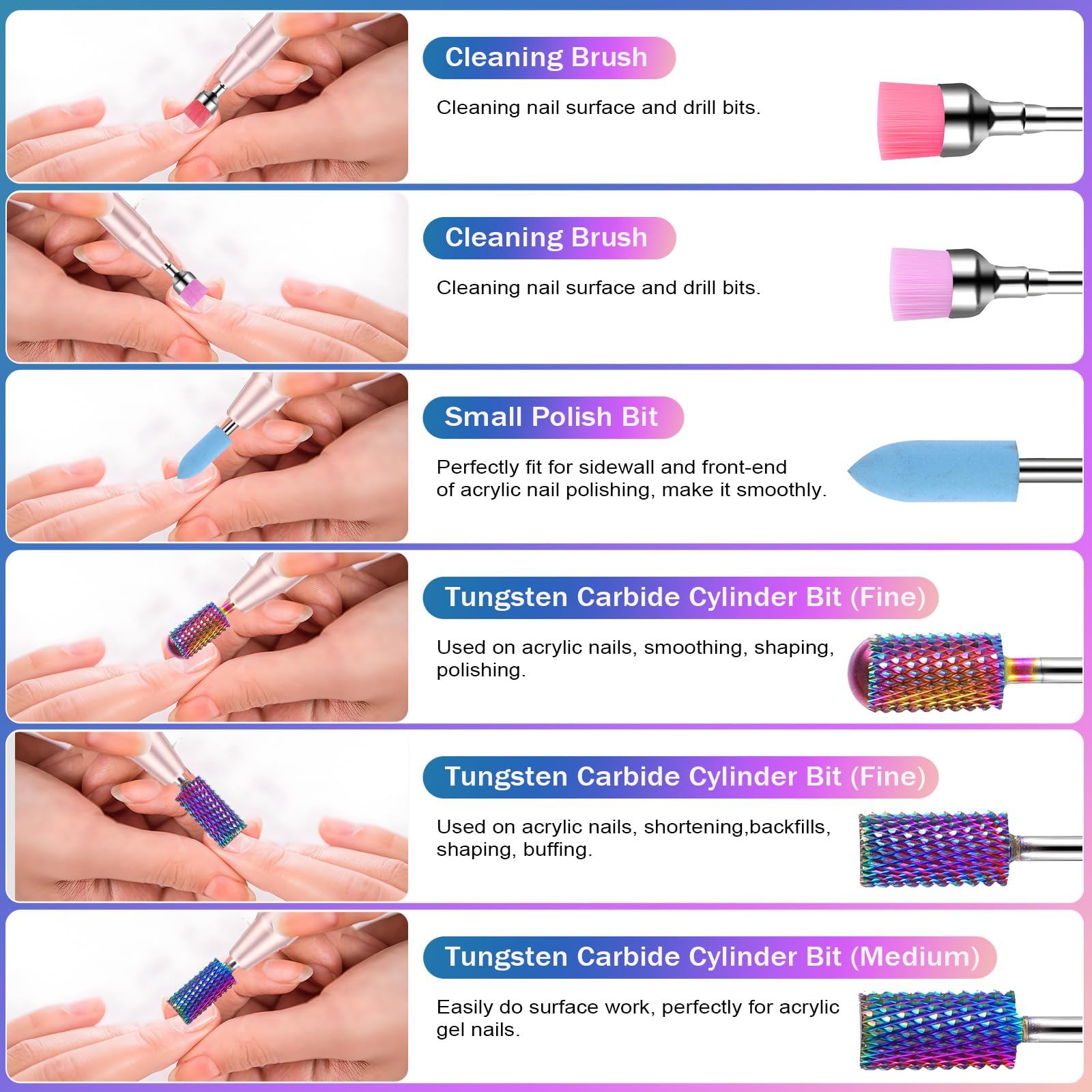 Cellentool rubber polishing bit for safe, glossy finishes.