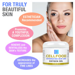 Cellfood Oxygen Gel lavender blossom detail signals calming aromatics for skin comfort.