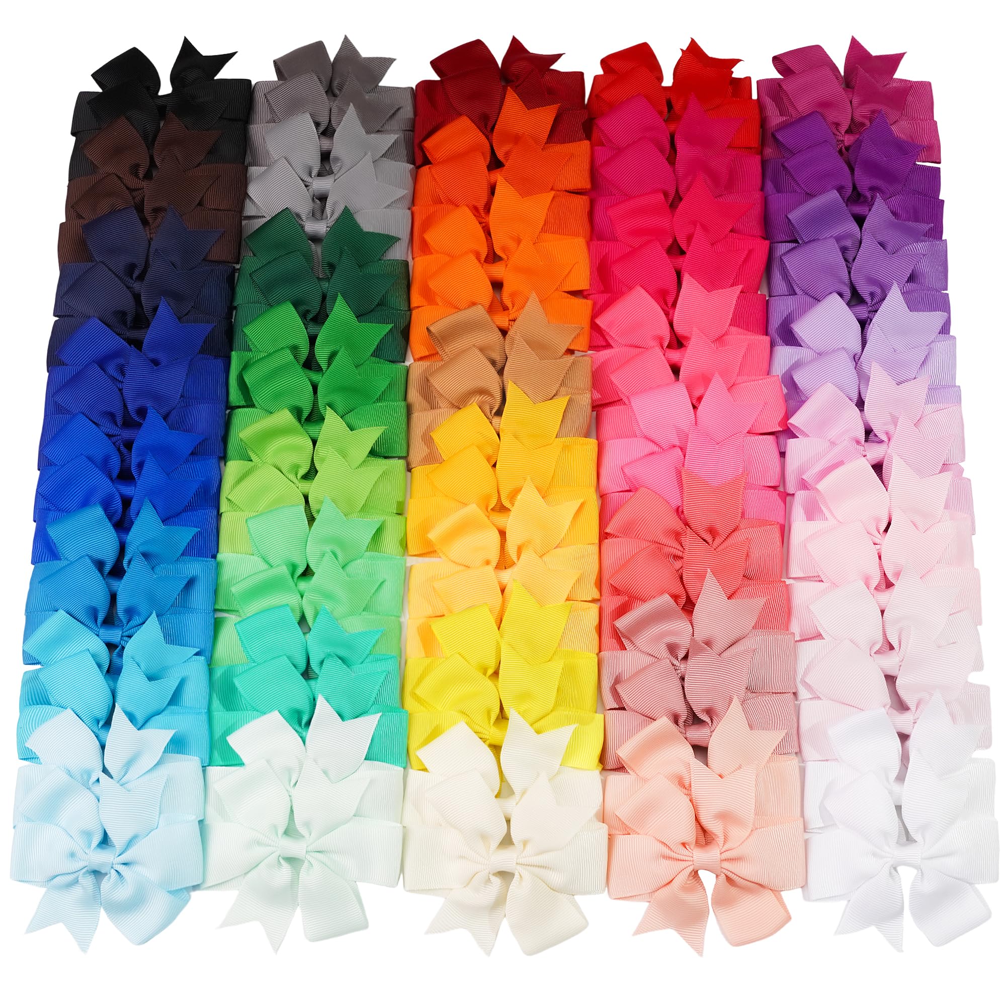 Celllot pinwheel bow 3.5-inch close-up with secure clip for all-day wear.