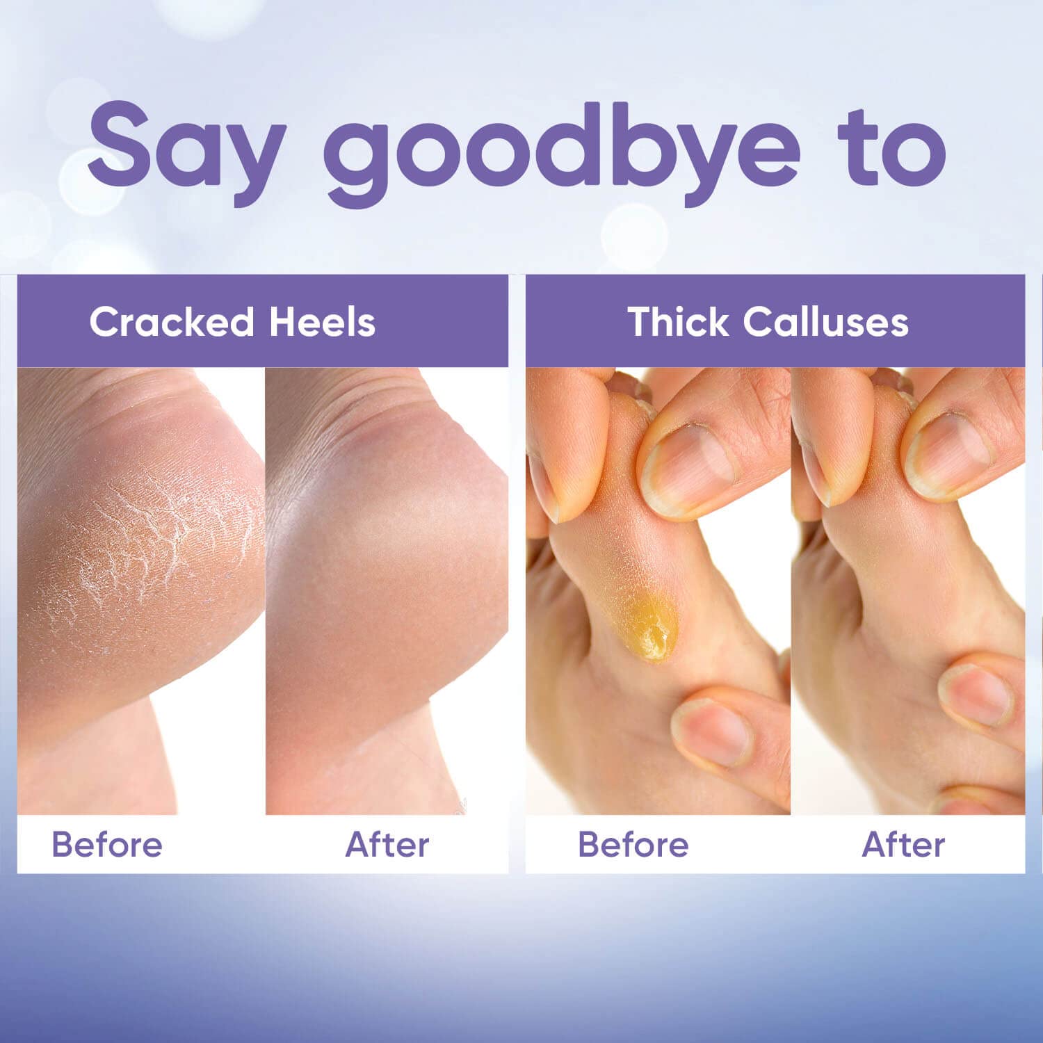 CÉLOR Foot Peel Mask usage instructions for simple home application.