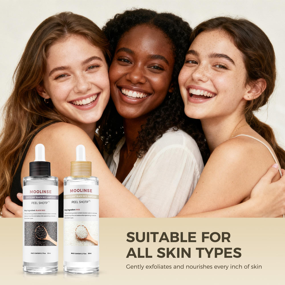Celpack Peel Shot Rice Ampoule box and sachets shown for easy routine