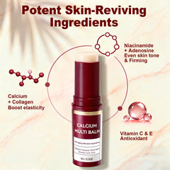 Celuriane Calcium Multi Balm Stick near eye area for soothing moisture.