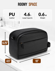 Celvetch toiletry bag open wide for easy packing and access.