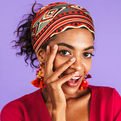 Censen African pattern headbands in vivid colors add boho charm to outfits
