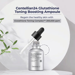 Centellian 24 glutathione-toning-ampoule application-rub demonstrates smooth absorption.