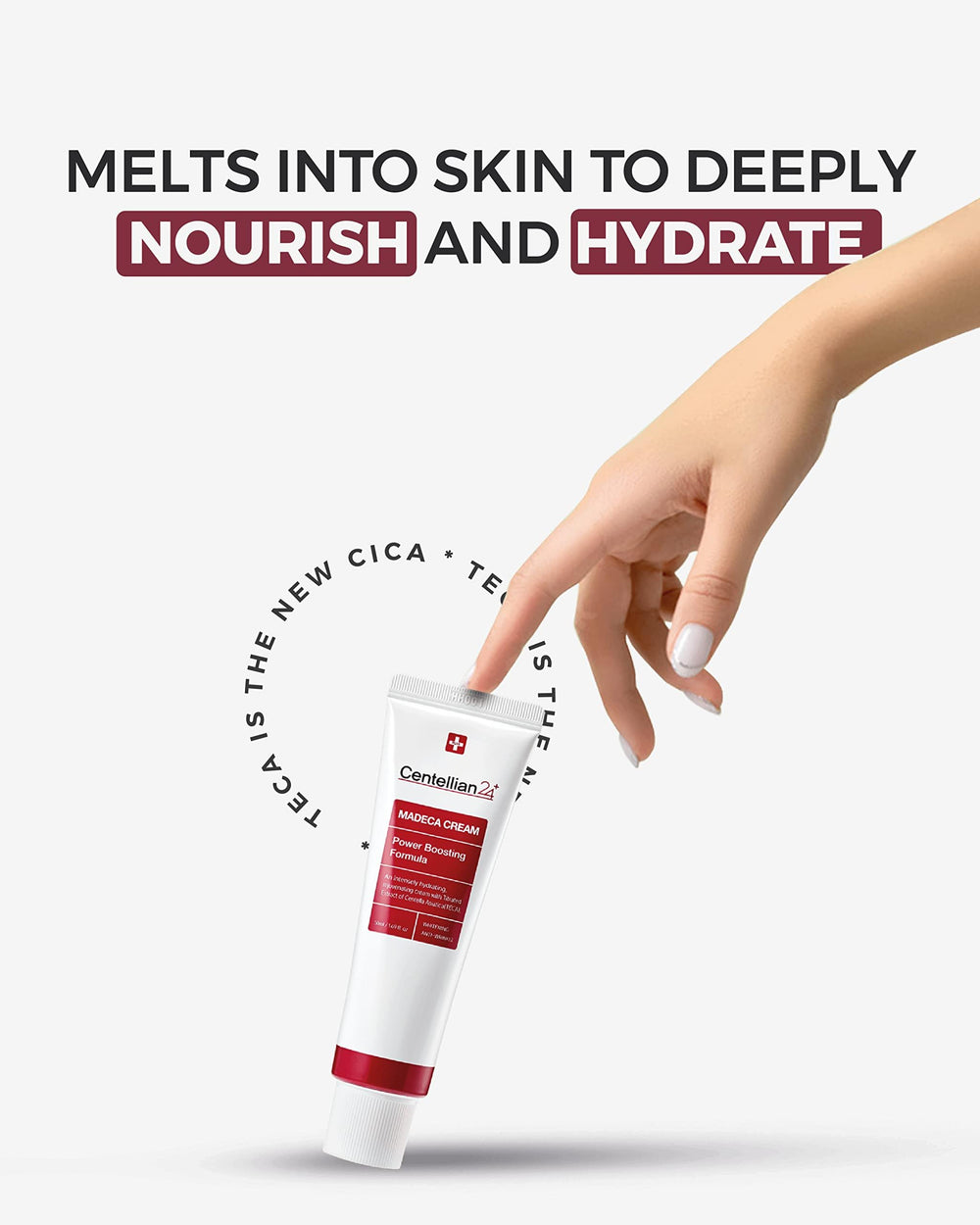 Centellian 24 Madeca Cream application in daily routine for hydration