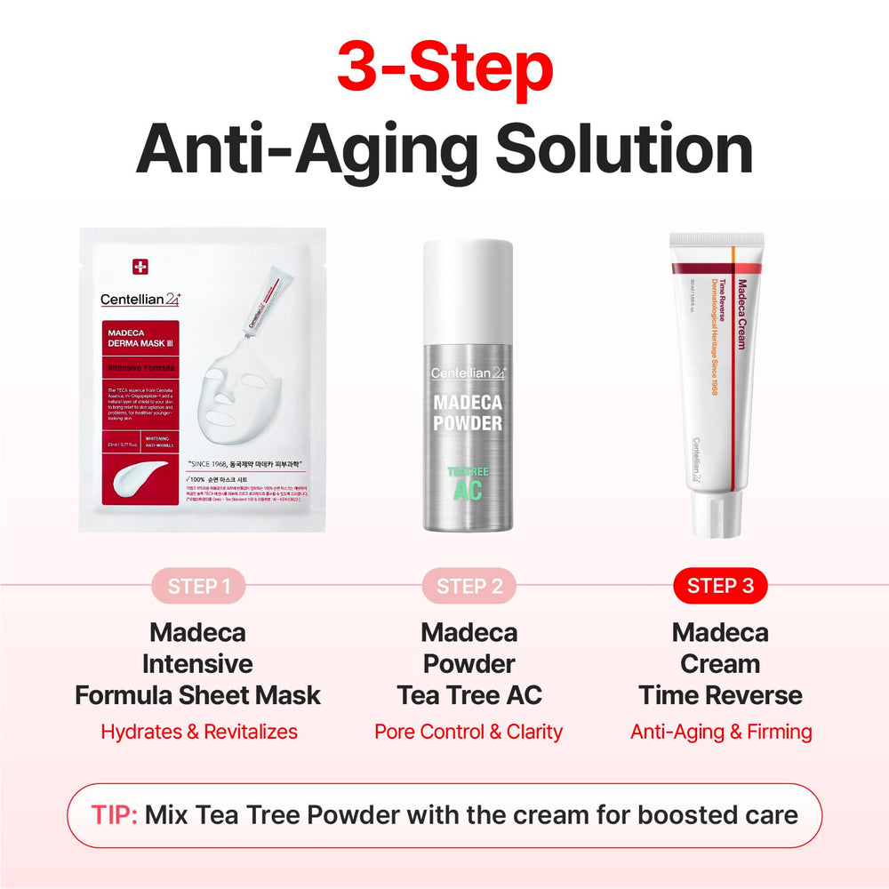 Centellian24 Madeca Cream Time Reverse dual-pack ready for revitalized skin