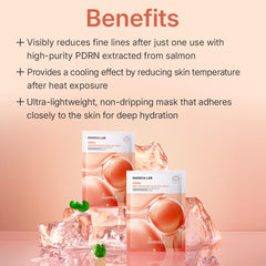 CENTELLIAN 24 Madeca Lab PDRN sheet close-up shows even absorption and soothing moisture