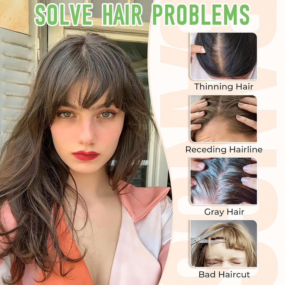 Cephermer Bangs Topper suited for weddings or parties with glamour.