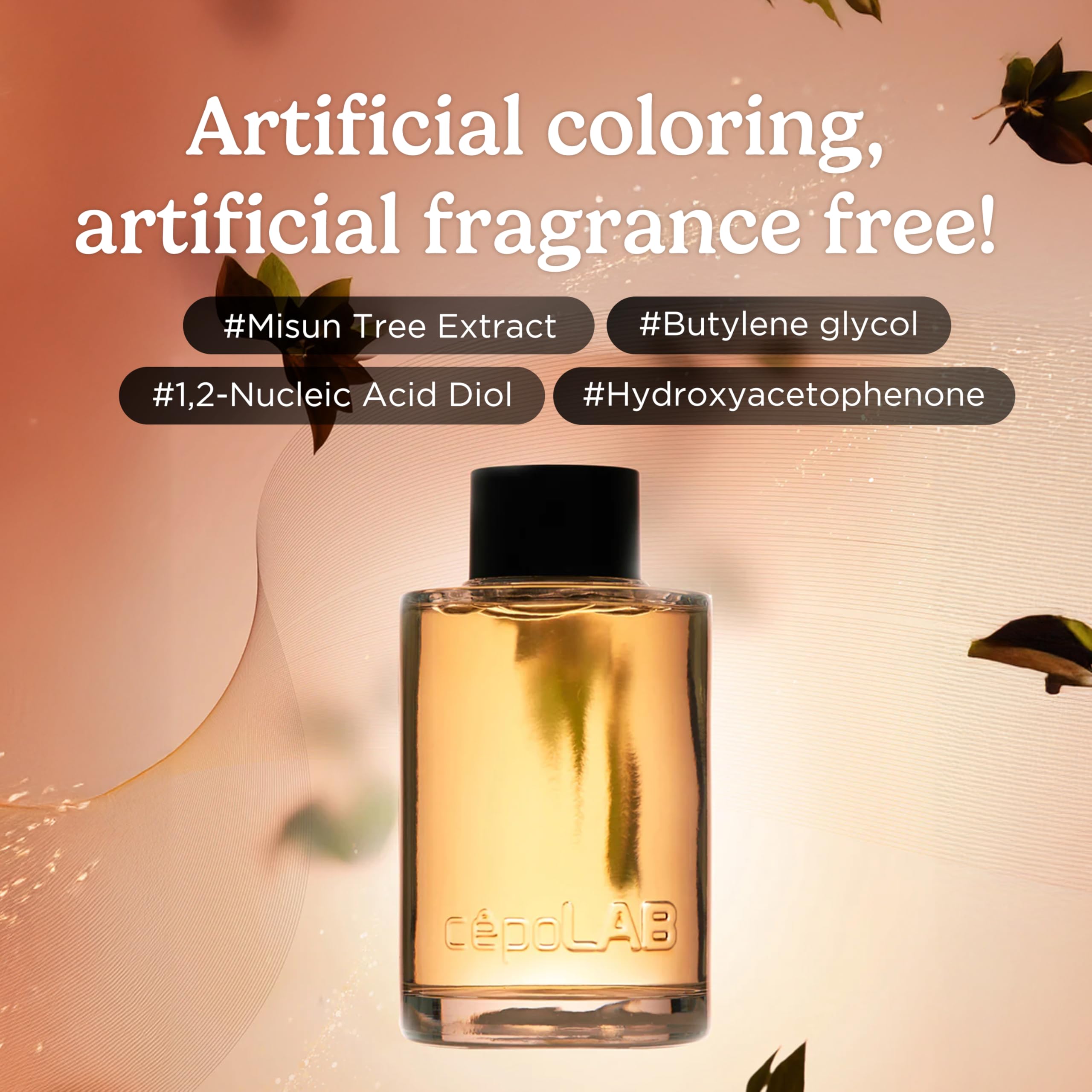 cepolab Misun Tree Water-based formula uses nano particles for even distribution.