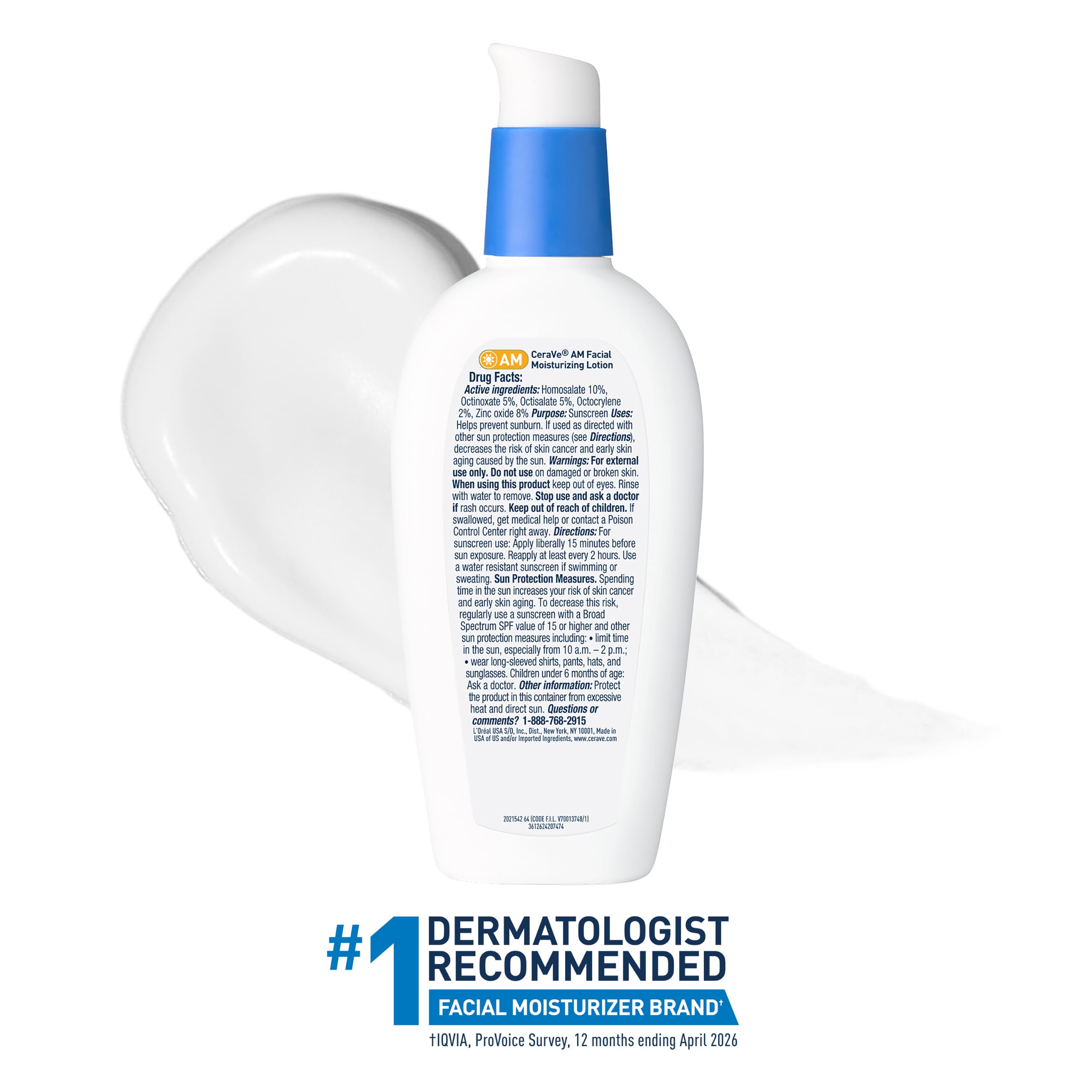 CeraVe AM on bathroom counter in morning routine lifestyle setting
