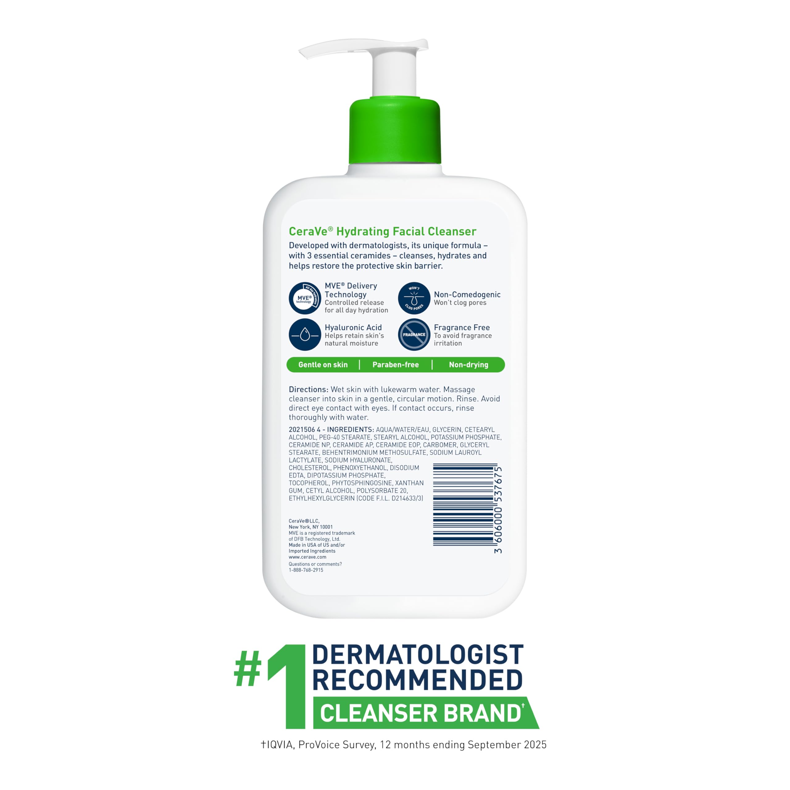 CeraVe bottle on bathroom shelf indicating daily routine and storage benefit