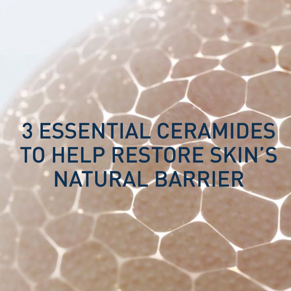 CeraVe body wash lather on hand demonstrating gentle foam