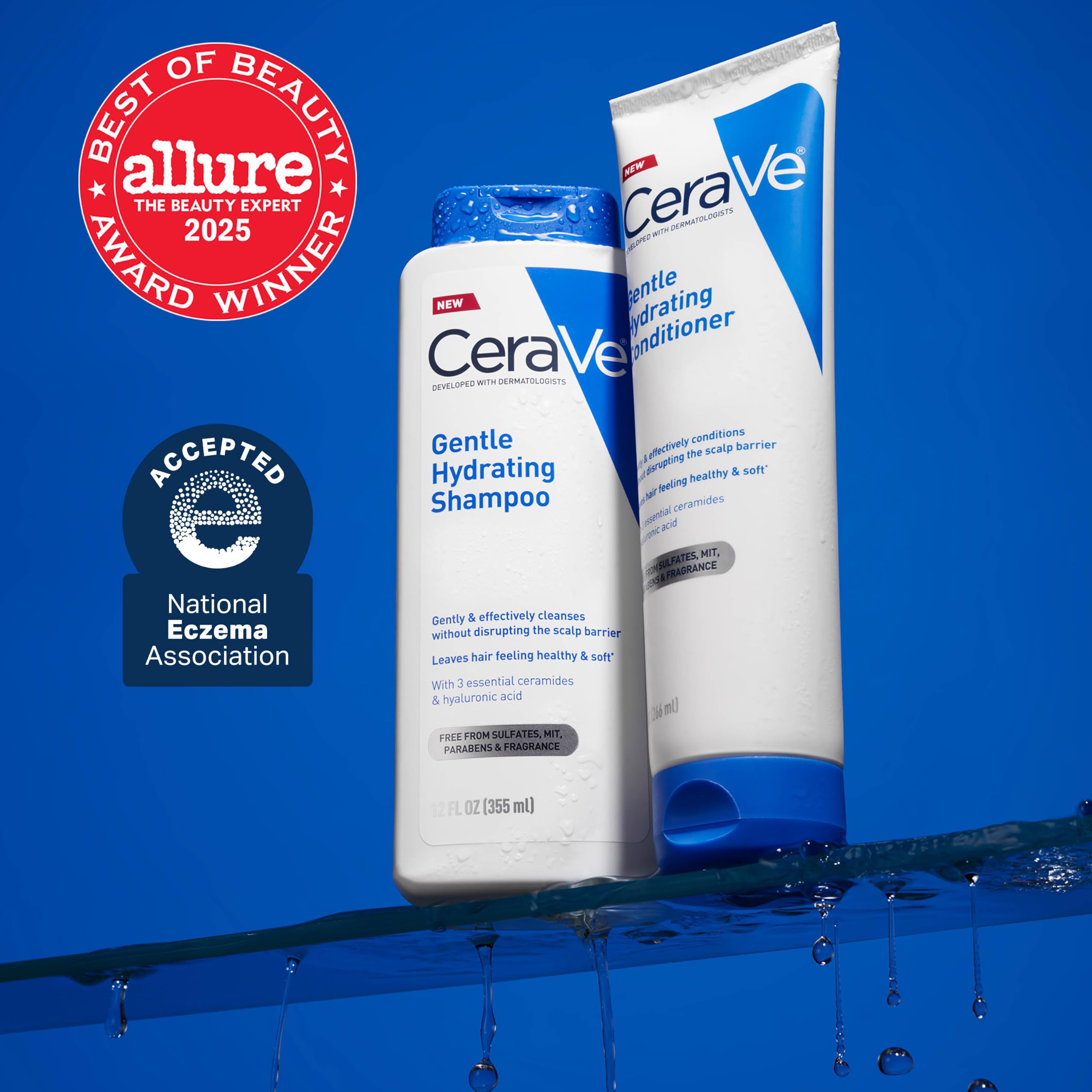 CeraVe label close-up highlighting ceramides, niacinamide and hyaluronic acid benefits