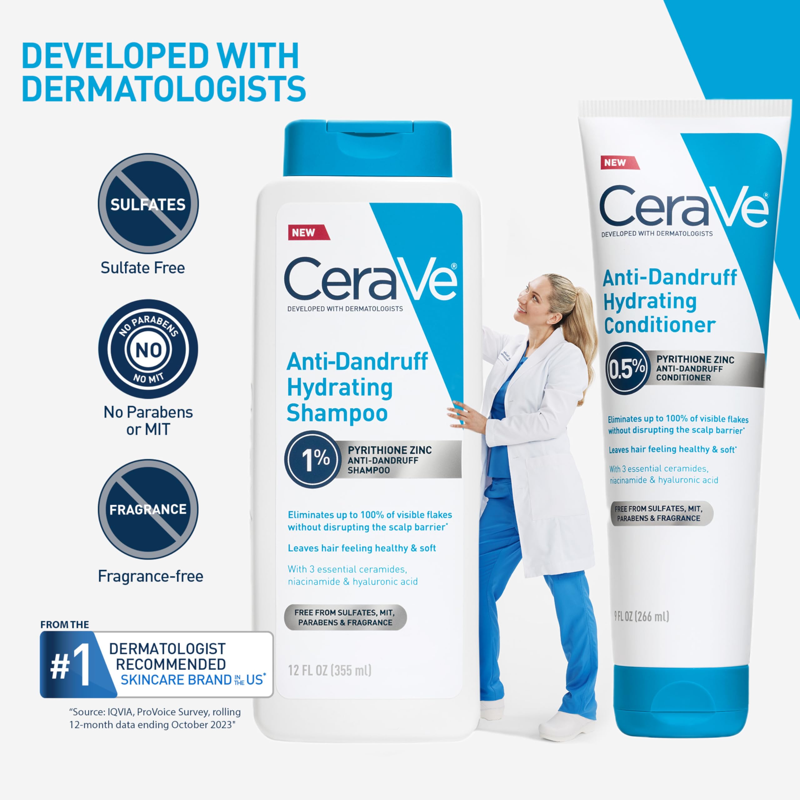 CeraVe on color-treated hair showing maintained softness
