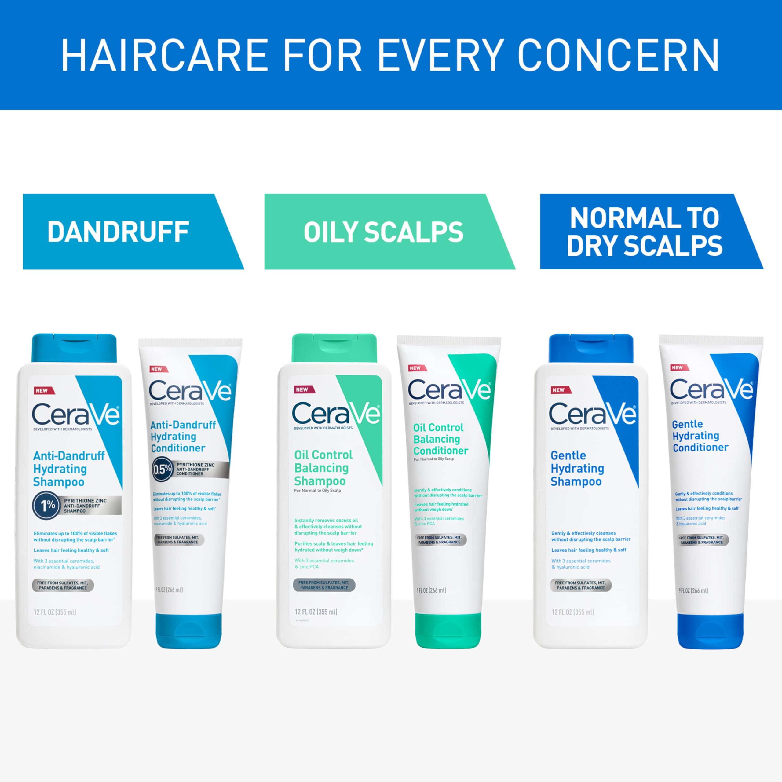 CeraVe used on color-treated hair showing gentle, safe results