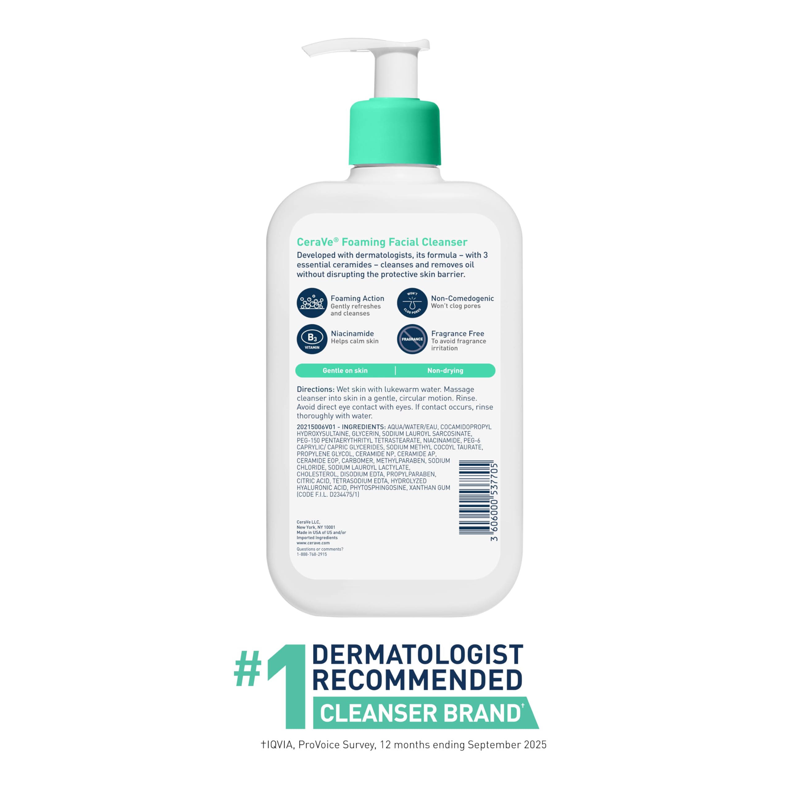 CeraVe bottle on bathroom counter in daily routine setting conveying convenience