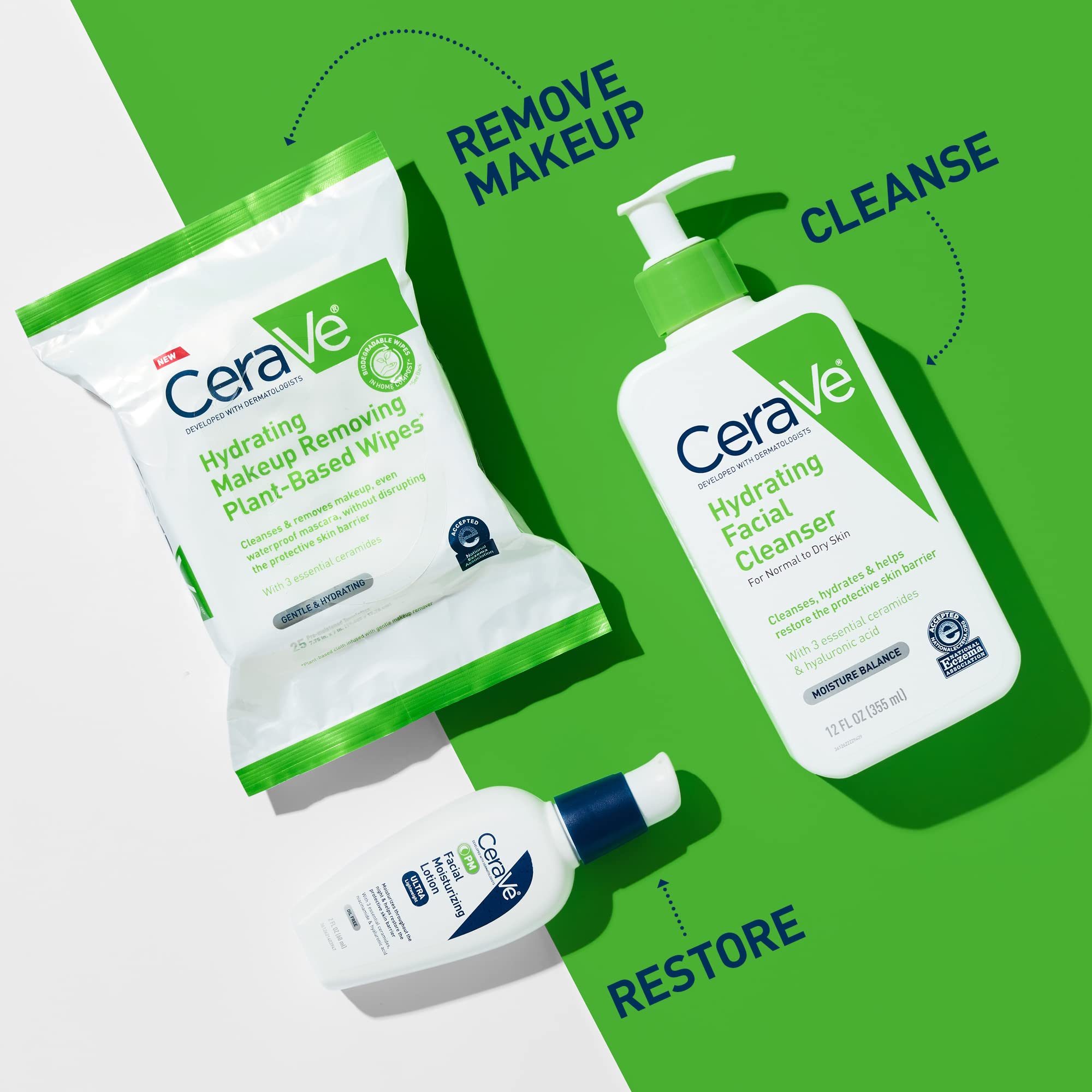 CeraVe label highlighting ceramides and glycerin for hydration