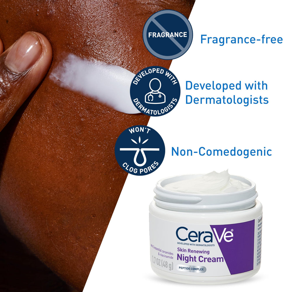 CeraVe cream texture close-up demonstrating smooth hydration